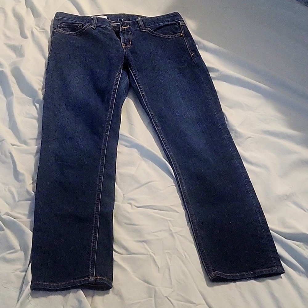 Gap real straight jeans size 27